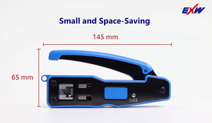 Rj45 Mỏng Crimper Cho Vượt Qua Thông Qua Cắm Mạng Herramienta Rj45 Uốn Tóc Bồng Dụng Cụ Cầm Tay - Product Image 2