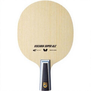 Raqueta de Tenis de Mesa Individual Yinhe 01B, 5 Capas, para Principiantes, Acabado de Una Estrella, Portátil, Madera de Álamo, Agarre Flare de Alta Velocidad, con Puntos de Goma - Product Image 2