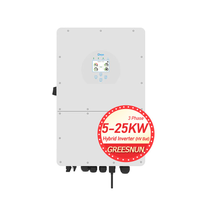 For High Voltage 3 Phase Triple 380V 50/60Hz 5-10KW Hybrid Storage Solar Inverter with 5 Years Warranty 99% Efficiency