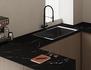 Kamia Đá Nhân Tạo hiện đại kết cấu màu đen công nghệ tự nhiên tích hợp hoàn hảo vẻ đẹp thiên nhiên chức năng thực tế - Product Image 3