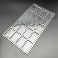 Plateau alvéolé en plastique PET transparent jetable pour 20 puces graphiques CPU/GPU d'ordinateurs portables et d'électronique grand public - Vente en gros
