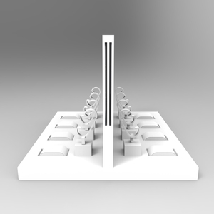 Huaxin xem chủ hiển thị 24 Khe cắm đồng hồ hiển thị hộp MDF xem trường hợp hiển thị - Product Image 5