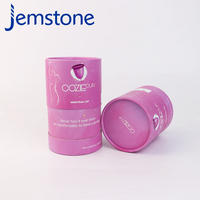 Emballage personnalisé écologique en tube kraft pour coupe menstruelle, tampon, boîte en carton pour coupe menstruelle