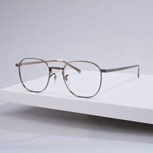Monturas de Gafas de Titanio Puro de Lujo, Diseño Geométrico, Gafas Ópticas Panto, Ultraligeras, con Recubrimiento IP, Monturas para Prescripción - Product Image 2