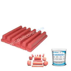 Wacker 623 Liquide de caoutchouc de silicone liquide RTV-2 rouge pour l'impression de tampons en silicone similaires
