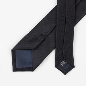 Corbatas de micro poliéster 100% para hombre en color sólido - Product Image 5