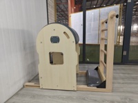 Baril d'échelle de Pilates en bois d'érable durable ultra-luxueux à réglage rapide activé par le pied pour les gymnases à domicile Pro Studios