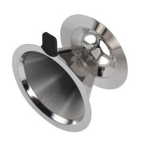 Filtro de café de goteo reutilizable, filtro de café de cono de goteo permanente sin papel - Product Image 6