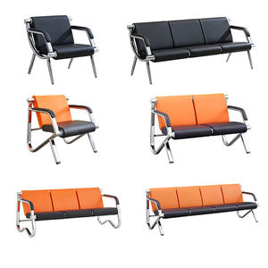 Banc d'attente multi-places pour salon, chaise d'attente pour hall, banquette longue pour réception, hôtel, hôpital, centre commercial - Product Image 4
