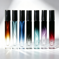 Flacon pulvérisateur de parfum portable de 10 ml avec logo personnalisé, boîte d'emballage en papier rectangulaire