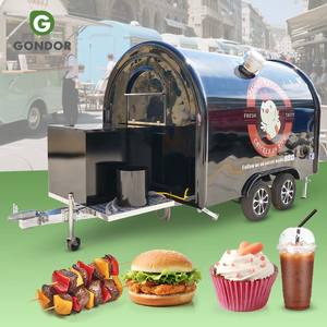 Carrito de Comida Rápida, Remolque de Comida con Cocina Completa y Fregadero, 20 pies, para Venta de Donuts - Product Image 1