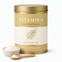 Poudre de Palmitate de Vitamine A 250 000 UI, Qualité Cosmétique et Alimentaire, Usage Adulte, Sans Gluten, Prix de Gros, du Premier Fabricant Chinois