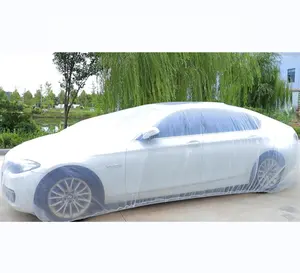 Plastic Car Cover Full Coverage Cover 100%Waterproof Transparent Made in China with Eco-friendly