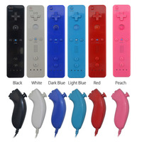 Control Remoto Nunchuck para Nintendo Wii, Gamepad con Sensor de Movimiento Plus Integrado para Wii U