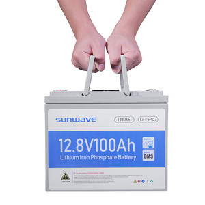 Sunwave ก้อนแบตเตอรี่100AH 12.8V พร้อม BMS สำหรับระบบสุริยะ - Product Image 6
