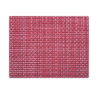 Napperons résistants à la chaleur napperons antidérapants pour Table à manger lavable Durable vinyle tissé napperon PVC ensembles de tapis de Table