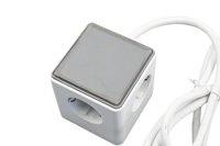 Enchufe Inteligente con Extensión USB E-Sun, Cubo con 3 Tomas de Corriente, 1 USB, 2 Puertos USB-C, Enchufe Europeo, 16A, 250V, Conexión a Tierra Estándar, Cable de 1.5m, CE, ROHS, EMC