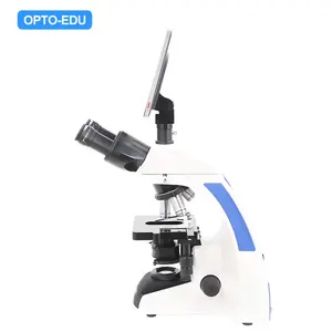 OPTO-EDU-Microscope numérique vidéo éducatif biologique trinoculaire avec écran LCD, A33.1502 HD 8.0M, 1000x