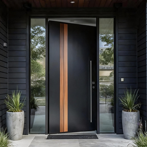 Puerta Pivotante de Aleación de Aluminio Antirrobo Xindi para <span class=keywords><strong>Apartamentos</strong></span> y Uso Exterior - Product Image 4