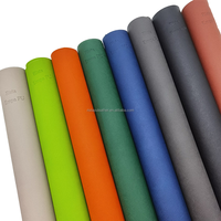 Offres Spéciales 0.6mm Mince Thermo PU Cuir Synthétique Livre Reliure Matériel Rouleaux Journal Couverture