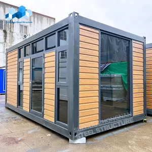 Zhongnan, tablero colgante de madera portátil de lujo personalizado desmontable, prefabricado, casa pequeña, casa modular de contenedores de envío