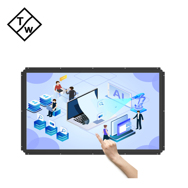 New 23.8 Inch Touch Screen Monitor Open Frame LCD 1920x1080 Resolution IPS Panel for Office Business with 1-Year Warranty