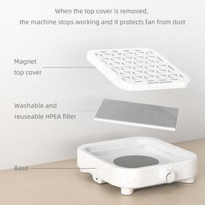 Aspirateur de poussière professionnel pour ongles, ventilateur super silencieux pour le polissage des ongles, outil de manucure électrique pour couvercle magnétique - Product Image 4