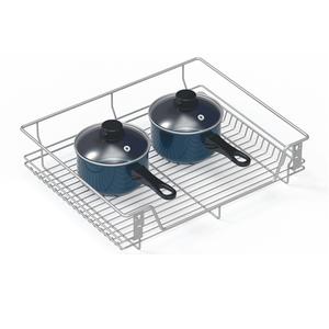 Moderno y Ecológico Escurridor de Platos Extraíble Tipo Cajón para Armario, con Riel Deslizante Independiente y Cesta para Ollas - Product Image 2