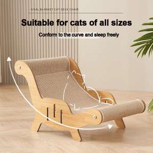 Modern lüks kedi yatak ve mobilya ahşap Scratcher & tırmanma çerçeve kediler için sıcak satış aksesuarları pencere yuva yatak - Product Image 2