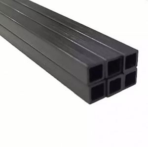 SHENYU High Strength Pultruded Carbon Fiber Square Tube 10*8mm Square Outside Round Inside Tube for RC Plane - Product Image 2