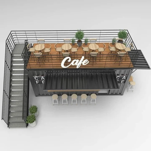 ร้านอาหารแบบตู้คอนเทนเนอร์เคลื่อนที่/บ้านสำเร็จรูป/บ้านขนาดเล็ก/บ้านแบบโมดูล/ร้านกาแฟแบบตู้คอนเทนเนอร์ - Product Image 2