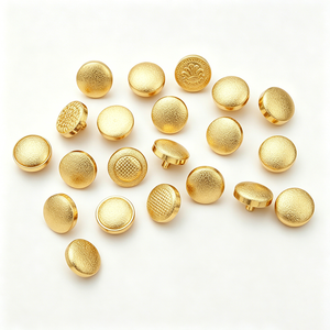 OEM Custom Metal Thobe <b>Button</b> Cloth Zinc Alloy Cover with Logo Design Snap <b>Buttons</b> Decorative Accessories - Product Image 2