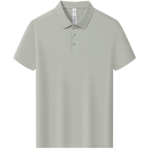 Polo promotionnel en nylon, couleur unie, respirant, à manches courtes, pour usage quotidien - Product Image 4