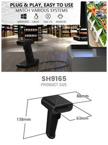 Kelant ASH9165 — imprimante et scanner de <span class=keywords><strong>microfilms</strong></span>, lecteur de code barre à infrarouge sans fil et scanner de passeport, système qr, pour supermarché - Product Image 6