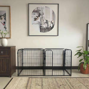 Extra Large Dog Playpen in metallo filo <span class=keywords><strong>per</strong></span> interni <span class=keywords><strong>per</strong></span> animali domestici cancelli e penne <span class=keywords><strong>per</strong></span> cuccioli di statura <span class=keywords><strong>per</strong></span> <span class=keywords><strong>cani</strong></span> di <span class=keywords><strong>grossa</strong></span> <span class=keywords><strong>taglia</strong></span> - Product Image 2