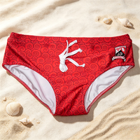 Slips de bain pour hommes en polyester élasthanne à séchage rapide, impression par sublimation, fabrication OEM, avec logo personnalisé, imperméables