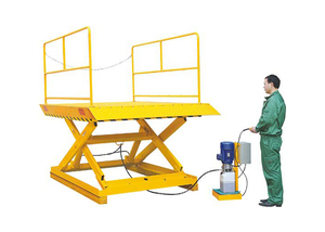 עומס חשמלי alt והפריקה שולחן מעלית מעלית שולחן פלטפורמה עם כפול צילינדרים הידראוליים קיבולת 1 טון-2.7 טון - Product Image 5