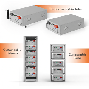 Batería de Almacenamiento de Energía Solar Extraíble de Bajo Voltaje para la UE de 5kWh, 10kWh, 15kWh, 20kWh, Batería LiFePO4, Sistema de Energía Solar Híbrido Fuera de la Red - Product Image 5