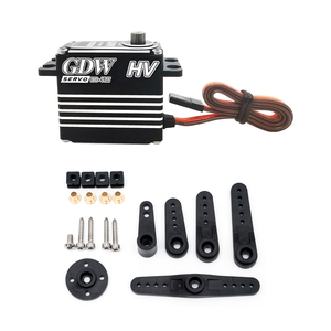 Moteur numérique sans balais programmable GDW BLS893HV 36KG HV 8.4V pour le contrôle du mouvement des bras robotisés - Product Image 1