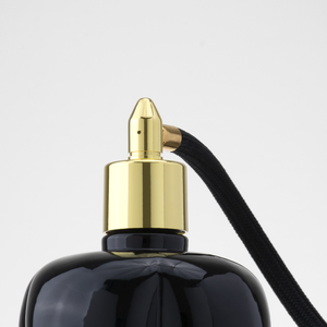 Vente en gros de 100ml de vaporisateur de parfum <span class=keywords><strong>vide</strong></span> en verre noir Design Apple avec airbag Style de luxe pour les parfums - Product Image 5