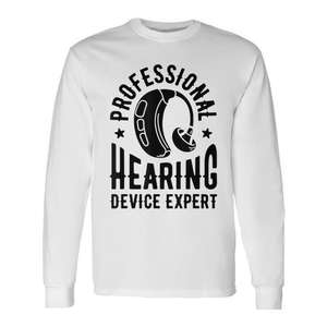 T-shirt à manches longues pour expert en appareils auditifs professionnels - Product Image 1