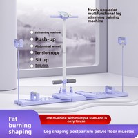 Planche de Pilates pliable multifonction améliorée en PVC pour exercices abdominaux et entraînement du tronc à domicile, unisexe