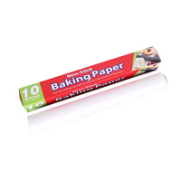 Papier d'emballage transparent de qualité alimentaire en PE recyclable et résistant à la graisse, en rouleau, pour four à pizza/micro-ondes, usage en restaurant