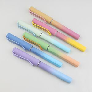 Large Capacity 0.5Mm Plastic Gel Blue Black Ink Promotional Signature <b>Pen</b> With Custom Logo - Product Image 3