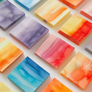 Boutique de papeterie scolaire, notes autocollantes personnalisées, blocs-notes mémo 3x3, notes autocollantes lignées - Product Image 2