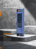 YSD C-C : Driver LED 36W/60W/100W/150W/200W/300W/400W/500W |   Démarrage progressif à 4 vitesses |   IP20 Intérieur |   CE CB SELV