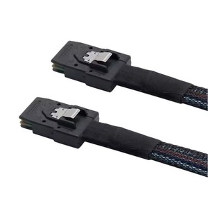 Câble de connexion interne haute vitesse pour serveur informatique MINI SAS <span class=keywords><strong>SFF</strong></span> <span class=keywords><strong>8087</strong></span> vers MINI SAS <span class=keywords><strong>8087</strong></span> - Product Image 4