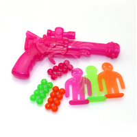 Échantillon Gratuit Chine Vente en Gros Pas Cher Populaire Coloré Jouet Pistolet de Tir en Plastique avec Balles en Plastique pour Cadeau Promotionnel