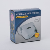 High Magnification 55X Handy Handheld Magnifying Glass with White Led Home Use Mini Jewelry Loupes with Lanyard