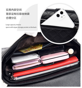 Luxury New Handbag Shoulder Crossbody Bag Hand Bag Crossbody Messenger Handbags Women OEM Customized <b>Tote</b> Vegan Pu Leather - Product Image 2